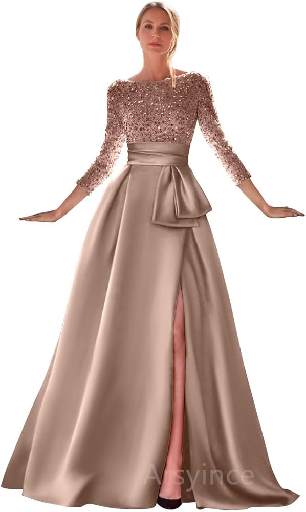 fitted lace wedding dress Deep V Neck Long Sleeves Burgundy Long Prom Dress PG812 US10 / Custom Color main image 0