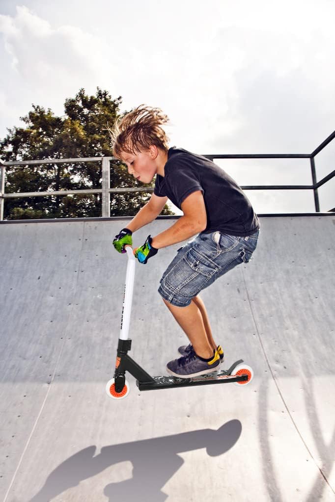 Pro Trick Scooter, Entry Level Stunt Scooters for Kids Ages 6 Years and Up, Aluminum and Lightweight Complete BMX Freestyle Scooter for Beginners