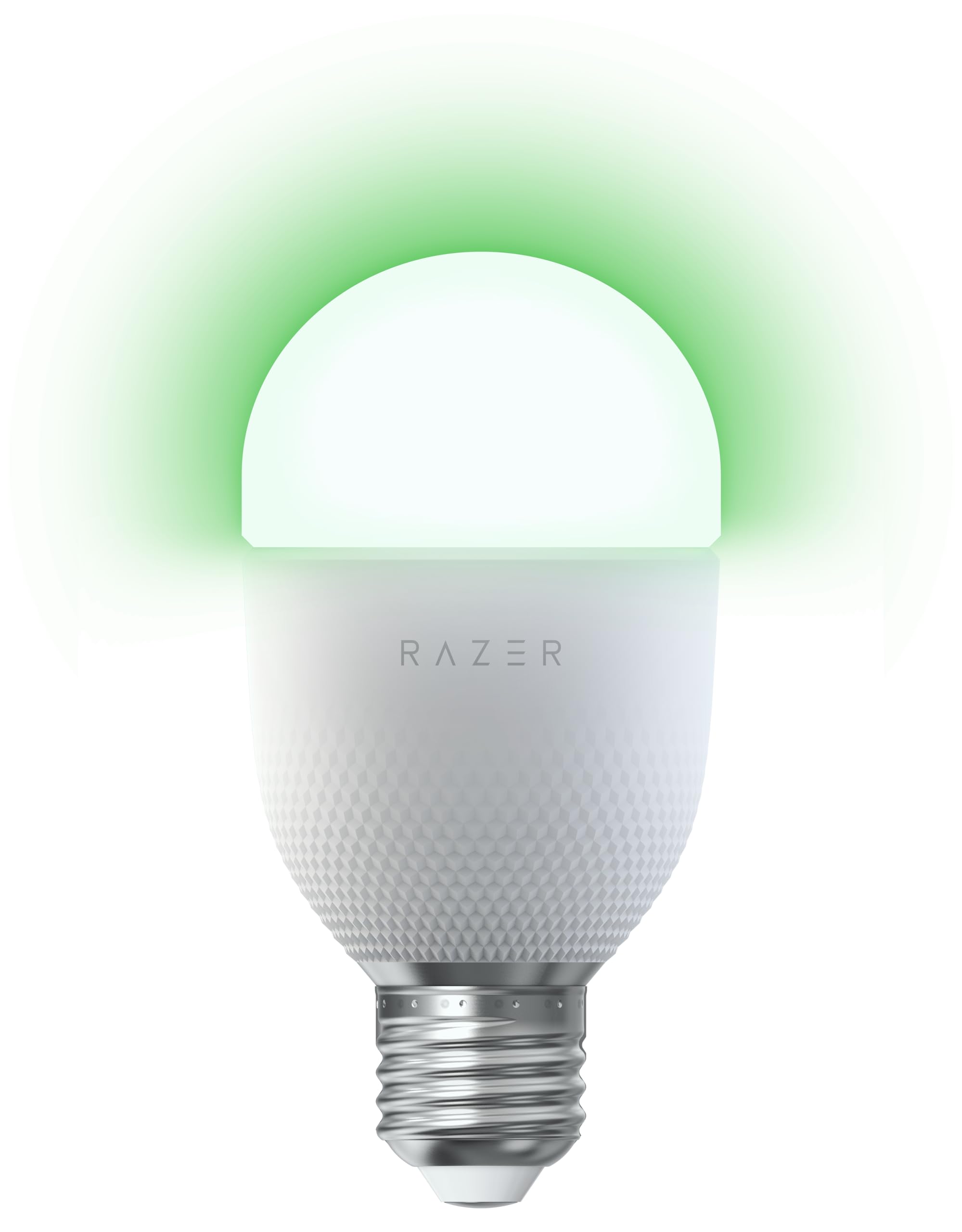 Razer Aether Bulb - Ampoule Intelligente LED RGB pour Maison Connectée (Chroma RGB 16.8 Millions de Couleurs, Compatible avec Matter et l'Application Maison Intelligente