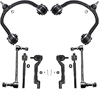 Vista 1583 de Detroit Axle - Kit de suspensión frontal de 8 piezas para Dodge Journey 2009-2015, 2 brazos de control inferiores, 2 rótulas, 2 varillas