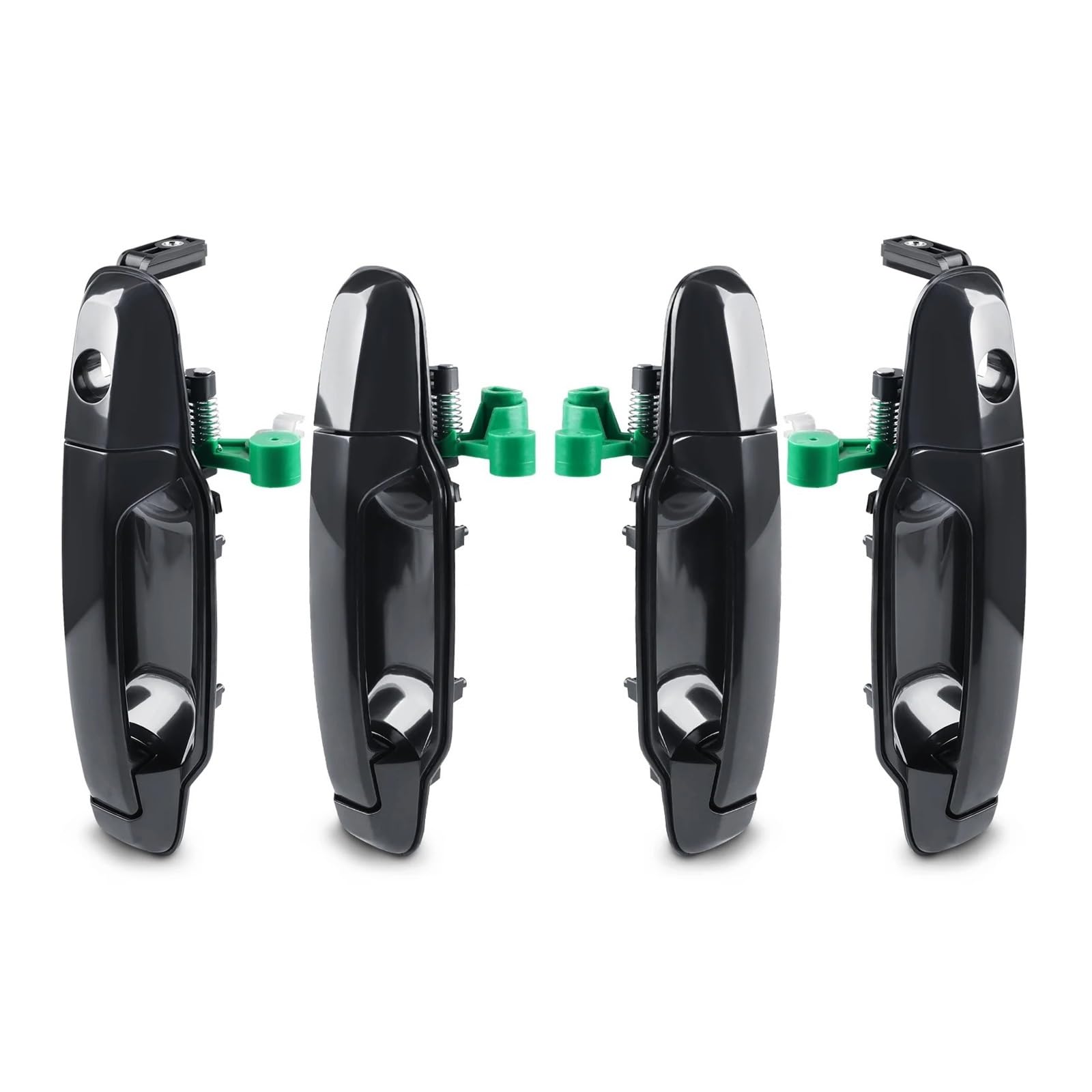 Ropaix 4Pieces Side Exterior Door Handle For Kia For Sorento 2003-2009 82650-3E000 81158 81155 Outside Door Handles Exterior Door Handles(4Pieces)