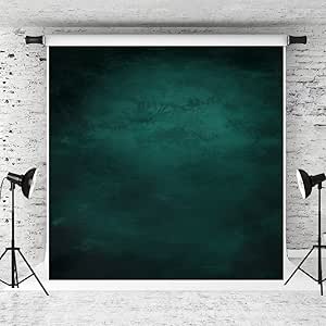 Amazon.com : Kate 10x10ft Abstract Green Photography Backdrop Dark ...