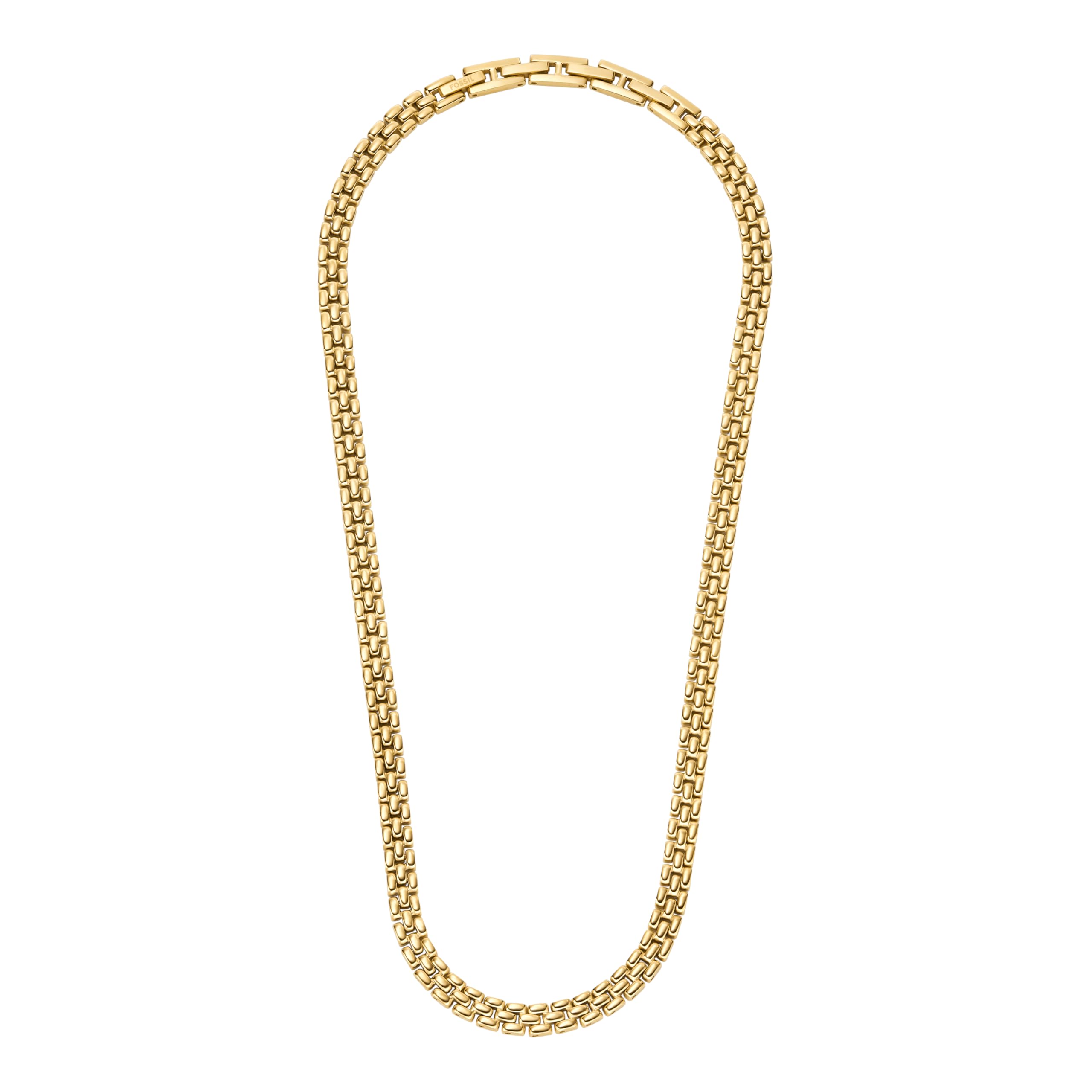 Fossil Women's Heritage Stainless Steel Chain Necklace