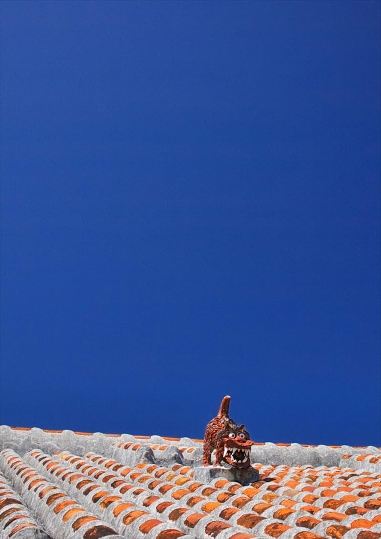 Amazon ポスター ウォールステッカー シール式ステッカー 飾り 127 L版 写真 フォト 壁 インテリア おしゃれ 剥がせる Wall Sticker Poster 写真 風景 沖縄 シーサー 写真 ウォールステッカー オンライン通販