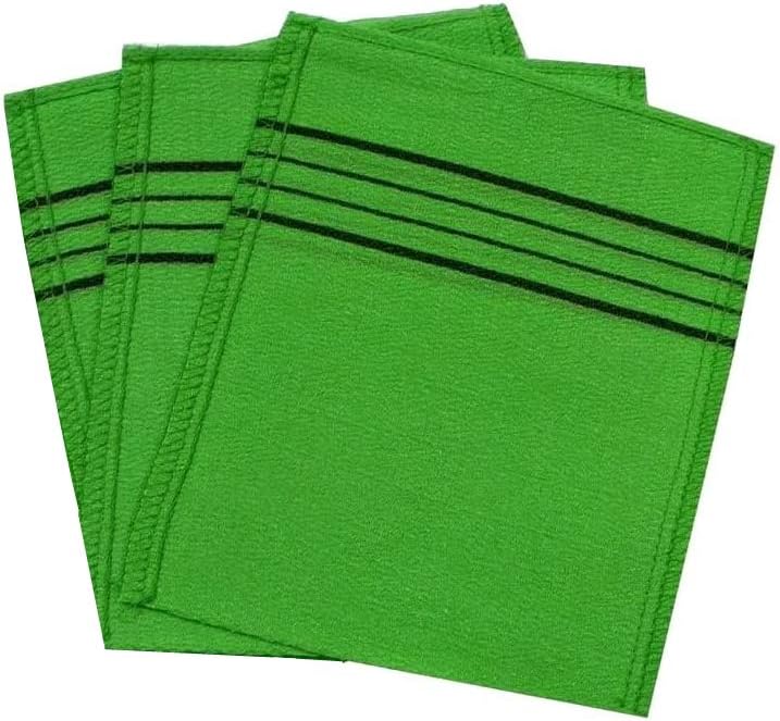 Korean Exfoliating Body Scrub Towel Bath Italy Towel Massage Skin Care 3 Piece