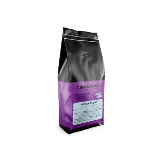 Caramelly House Blend Coffee | Dark Roast | Premium Whole Coffee Beans | Dark Chocolate, Cookie & Ripe Cherry Notes | Full Body & Rich Crema | Perfect with Milk & Espresso | Freshly Roasted, 500g