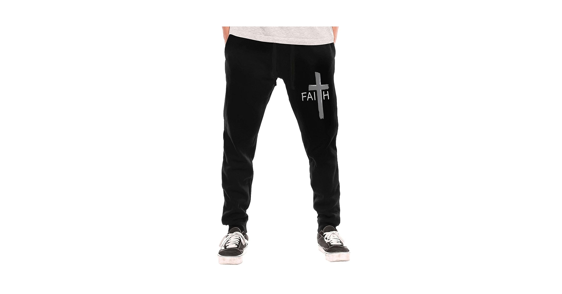 Amazon.com: Jesus Christian Faith Cross 7 Men's Long Pants