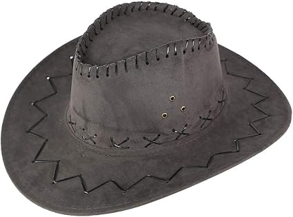 Western Cowboy Hat Faux Leather Cowboy 