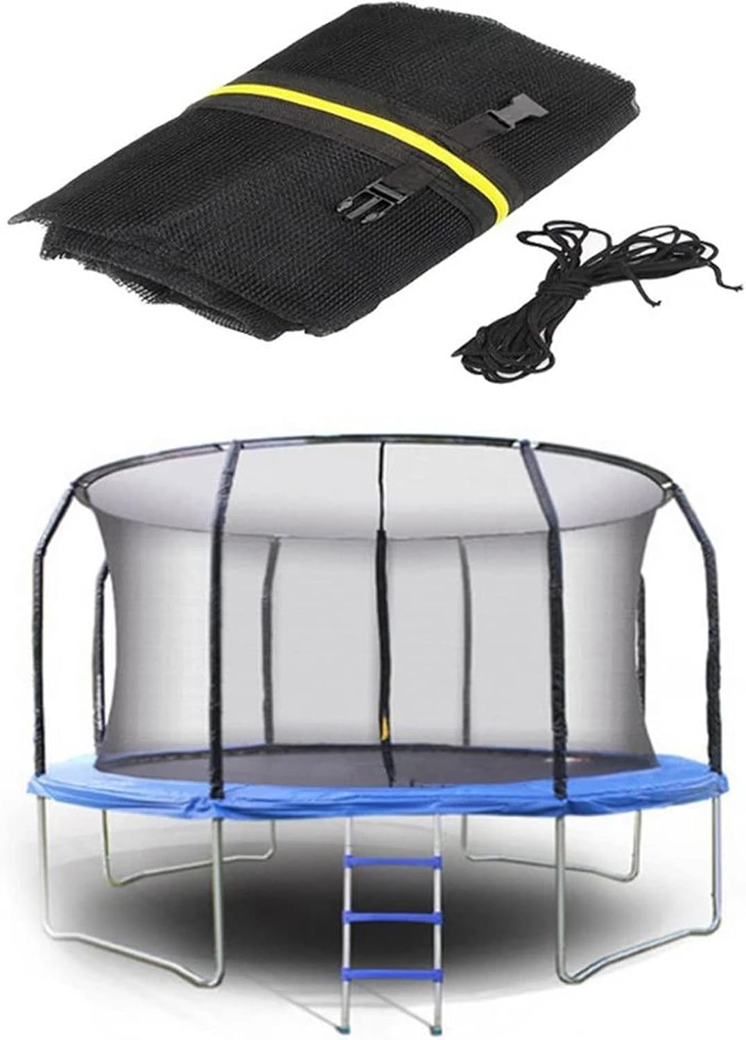 Outdoor Safe Net for Kids – Replacement Padding & Indoor Safe Enclosure for 3/3/4. s – tial Accessories for 6/8 Poles Jumping Fun