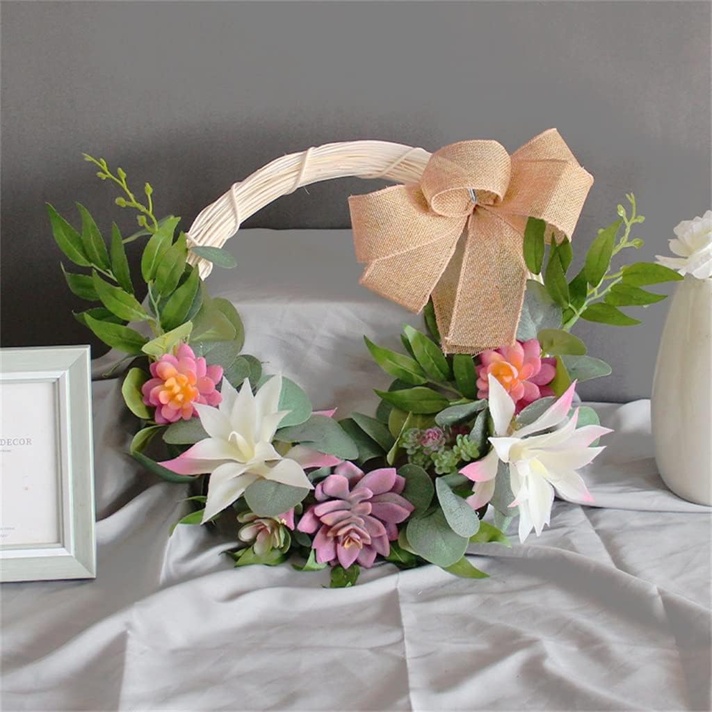 Garland Plant Vine Circle Dead Branches Holiday Door Hanging Home Wall Decoration