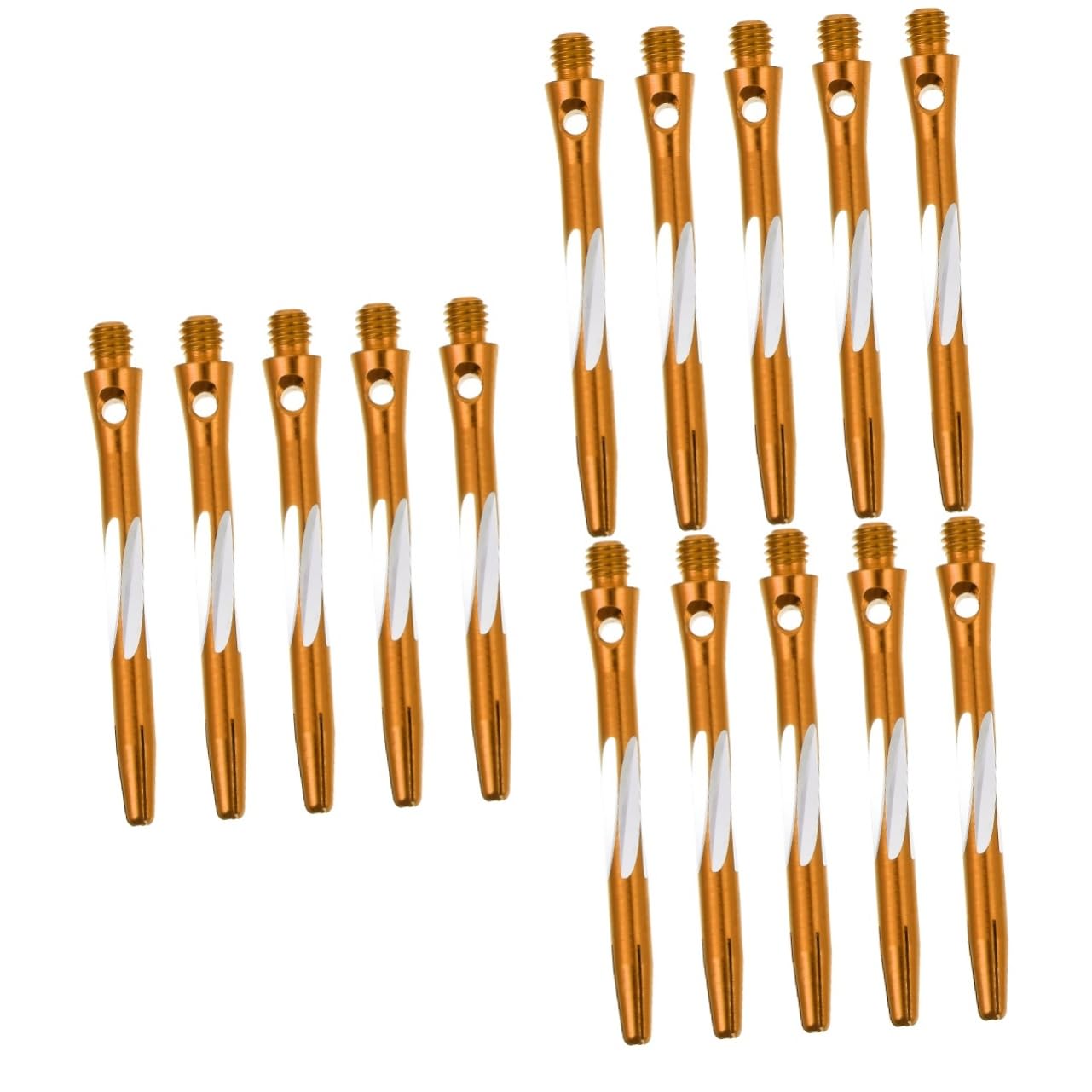 KOMBIUDA 3sets Dart Board Accessories Aluminum Alloy Shafts Shafts 2ba Thread Replacement 5pcs*3