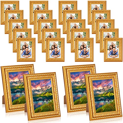 Remerry 24 Pcs 5.2 x 6.77 Inch Mini Gold Picture...