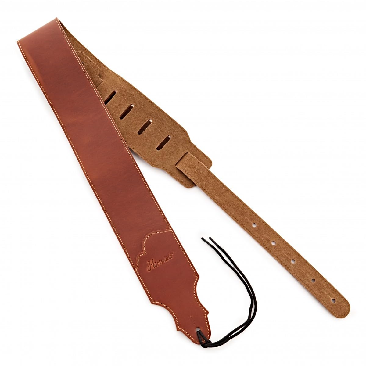 Hartwood Gitarrengurt, italienisches Leder, Beige