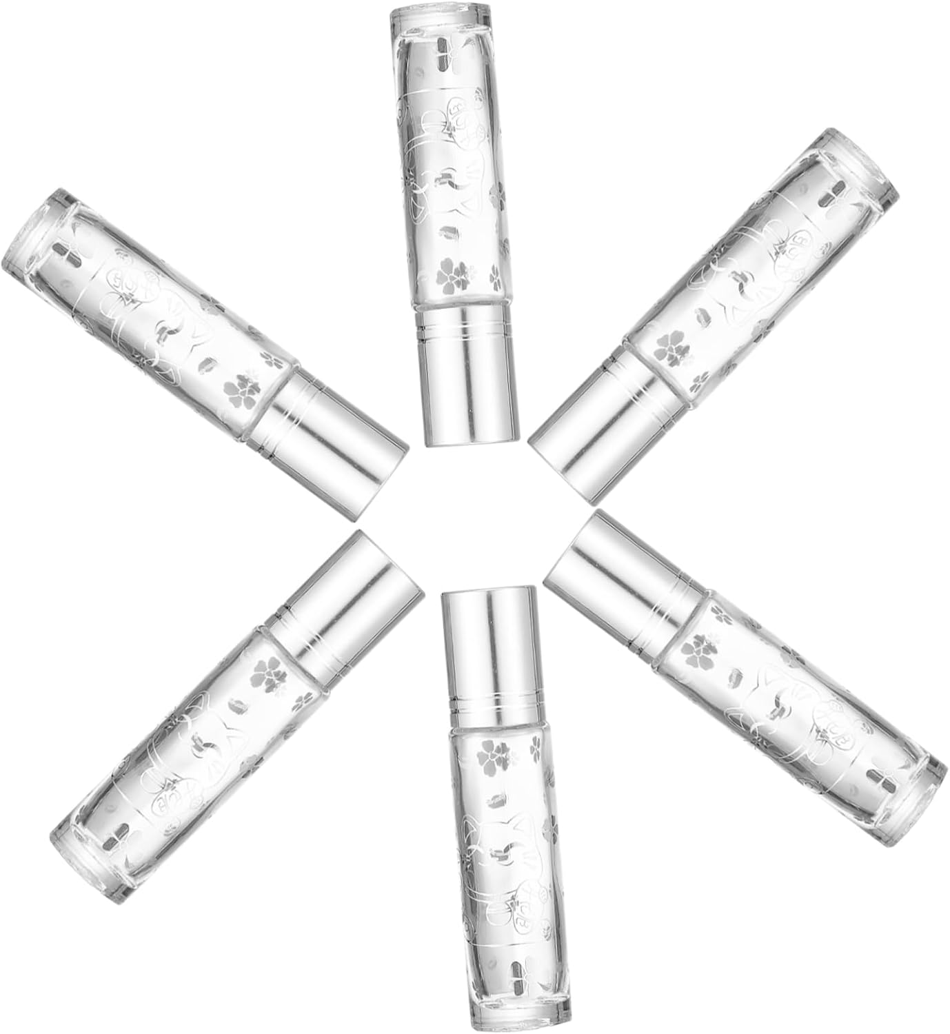 POPETPOP 6pcs Essential Oil Bottle Rolling Dispenser Empty