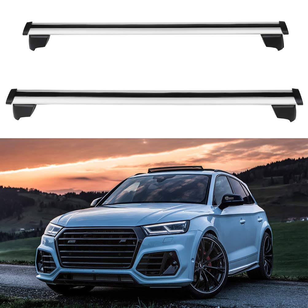 Buy ECCPP Roof Top Cross Bar Set Roof Rack Luggage Cargo Carrier Rails
