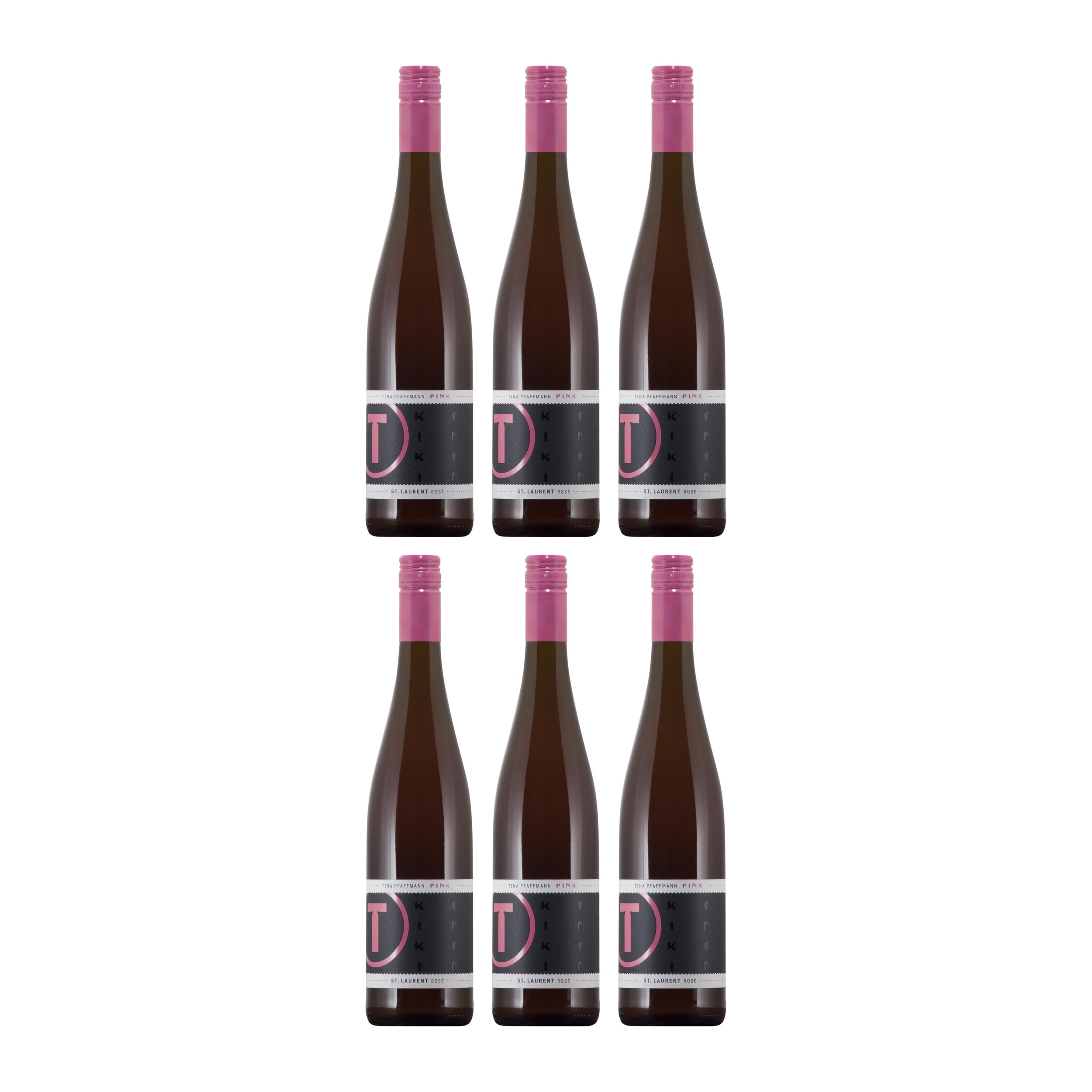 Tina Pfaffmann Pink St. Laurent Roséwein Rosé feinherb VEGAN Deutschland inkl. FeinWert E-Book (6 x 0.75 l)