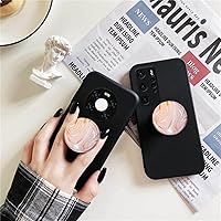 Vista 2 de WUYULB Soporte de agarre móvil plegable con purpurina de cristal transparente para teléfonos inteligentes y tabletas, accesorio de teléfono celular