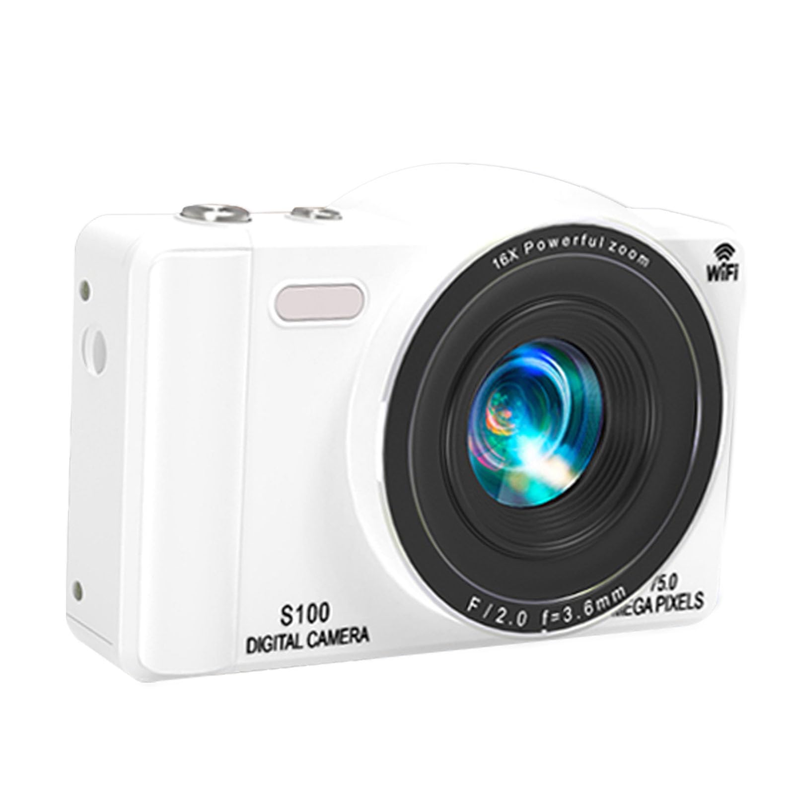 Bewinner Camera Digitale 4K per Fotografia, Fotocamera Vlog WiFi 75MP con Touchscreen da 2,8 ", 16x Zoom Digitale, Videocamere AutoFocus per Principianti (32GB)