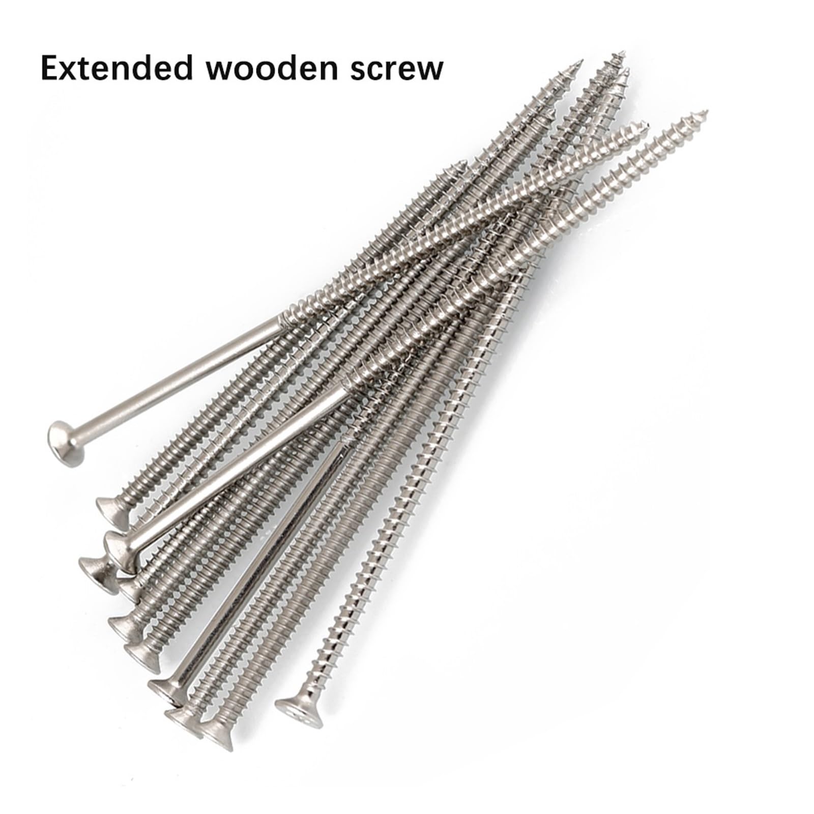 Tornillos autorroscantes for cubierta de acero inoxidable 304 | 80-200 mm for valla de terraza de madera dura: 10 tornillos autorroscantes de acero inoxidable for cubierta(180mm)