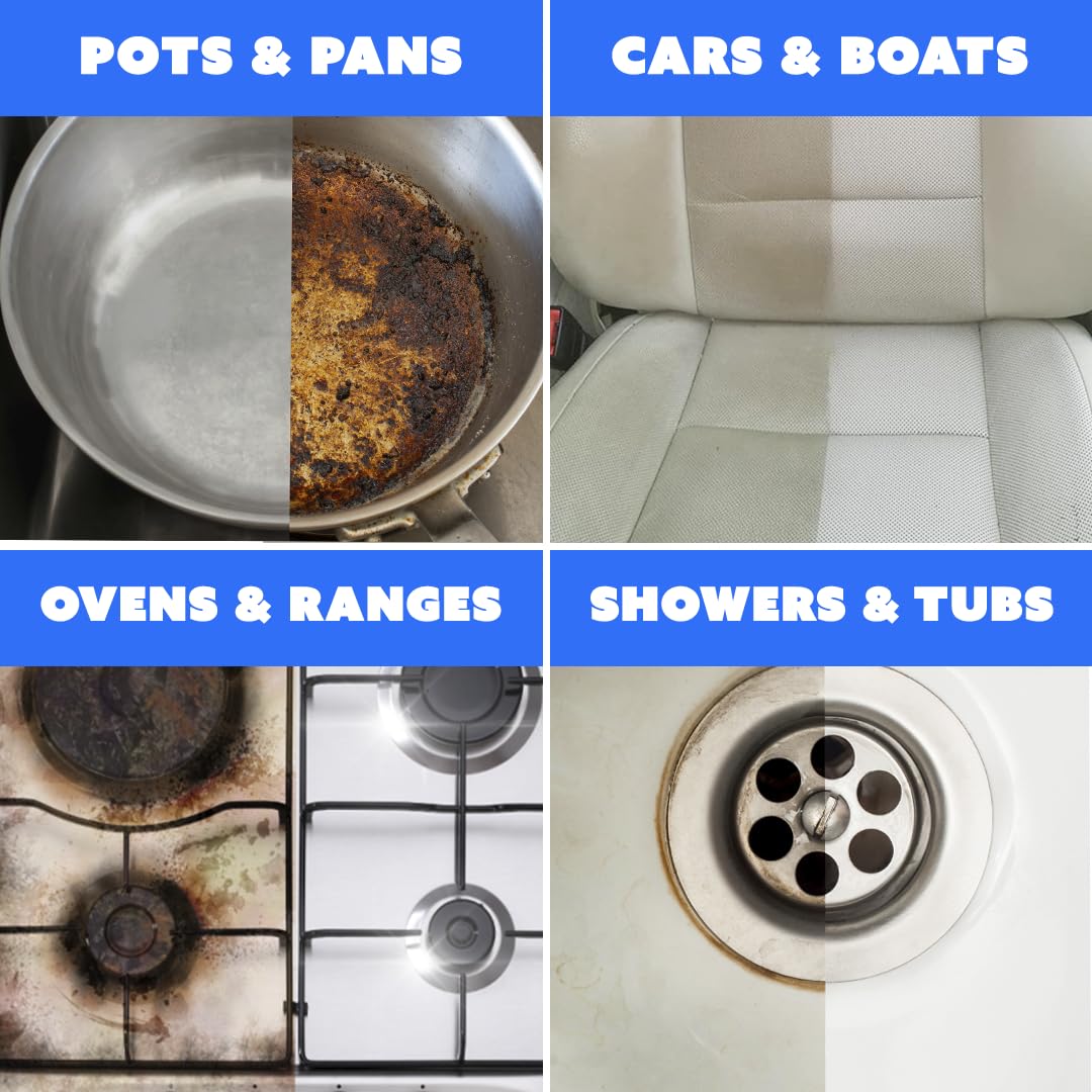 Fiberlock Advanced Peroxide Cleaner, 1 Gallon, Removes Stains from Mold & Mildew, Hydrogen Peroxide-Based Cleaner, Use on Porous & Non-Porous Surfaces