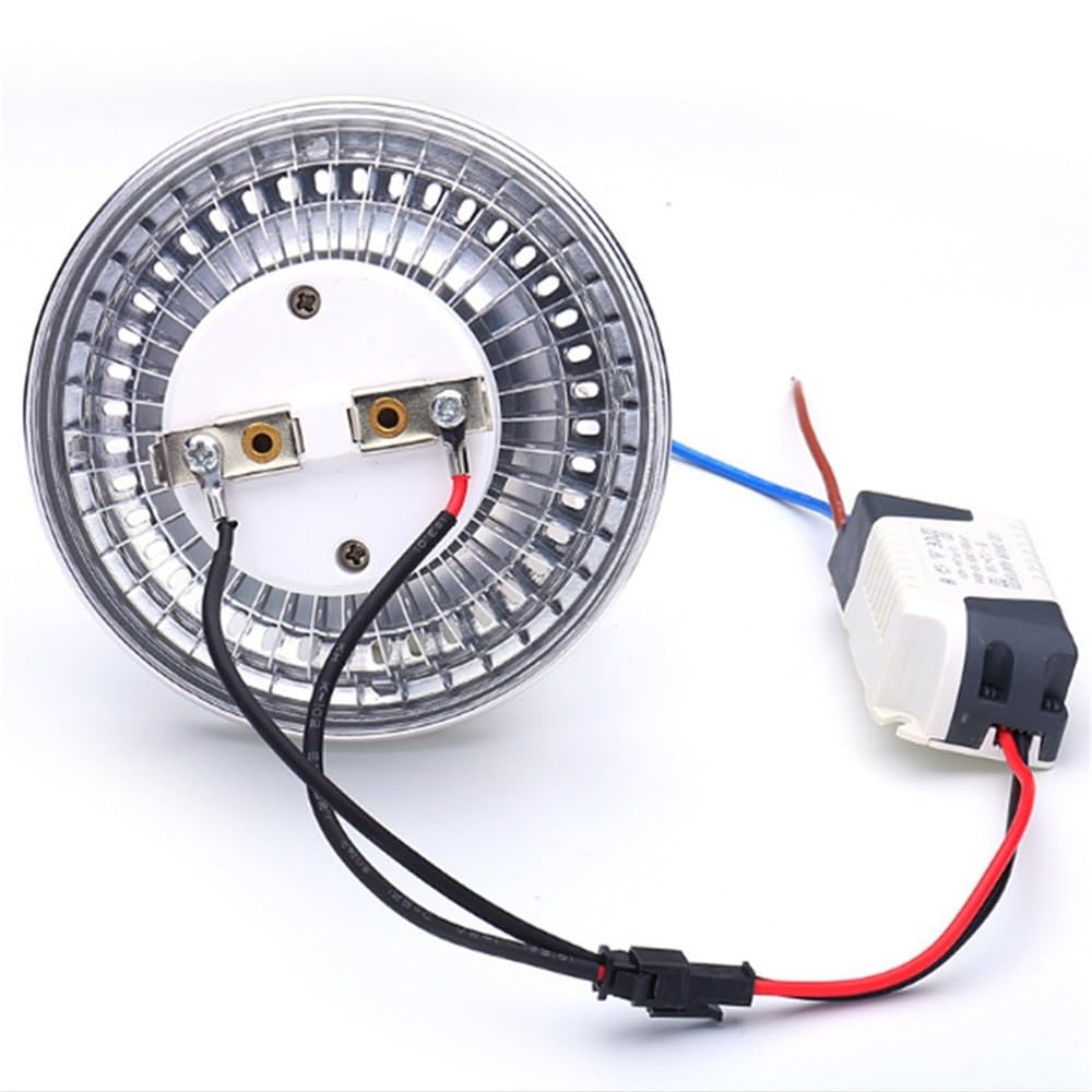 AGIPS Luces de bajo Voltaje 2 unids/Lote Foco LED de atenuación AR111 G53/GU10 12W DC/AC12V lámpara ES111 Foco Bombillas para el hogar (Talla : Warm White)