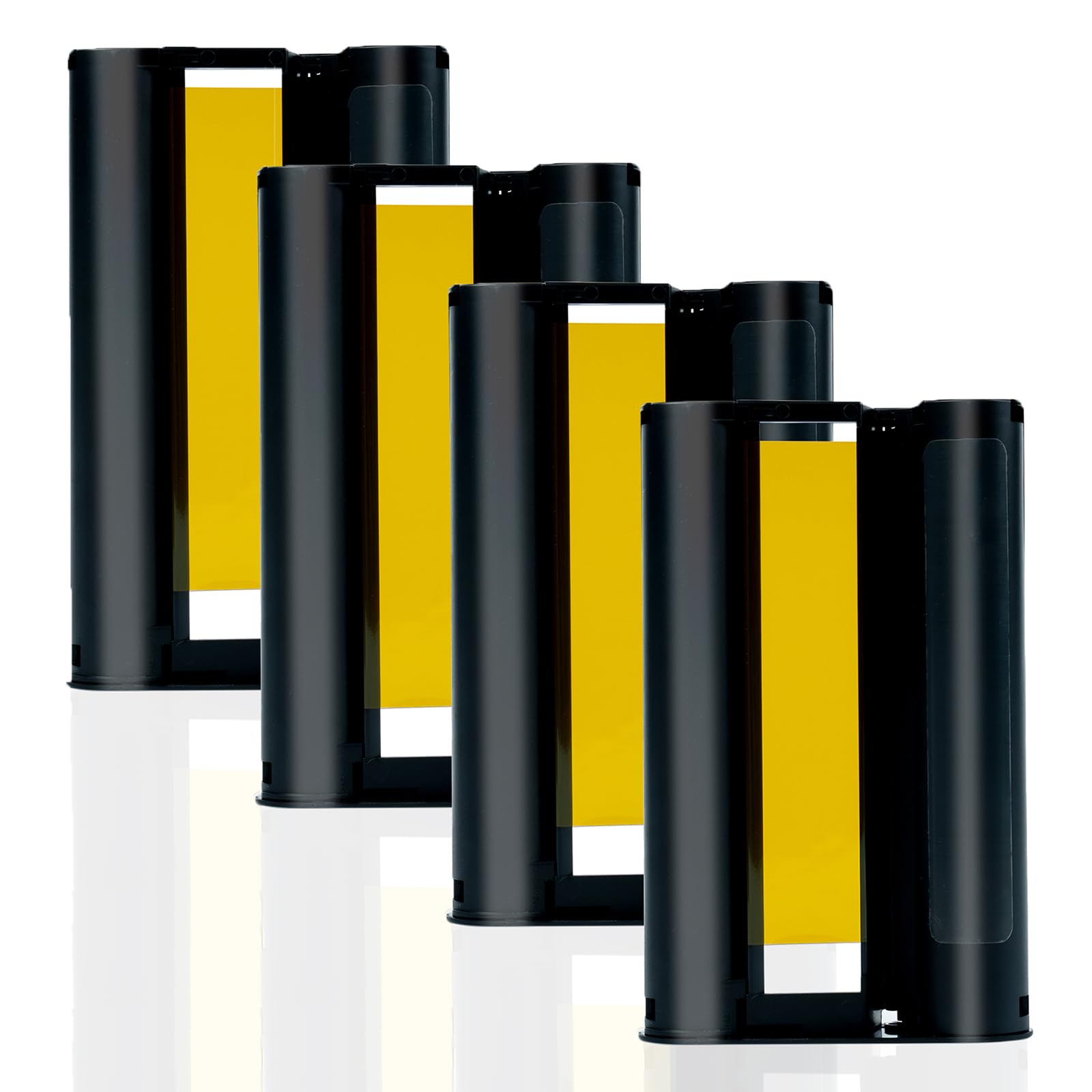 4 Pack Compatibile con Liene Amber M100/M200/M110/M210 4"x6" Cartucce d'inchiostro, Stampa 10x15cm 160 fogli di carta fotografica, 4 Cartuccie di inchiostro per per album/cornice (Senza carta)