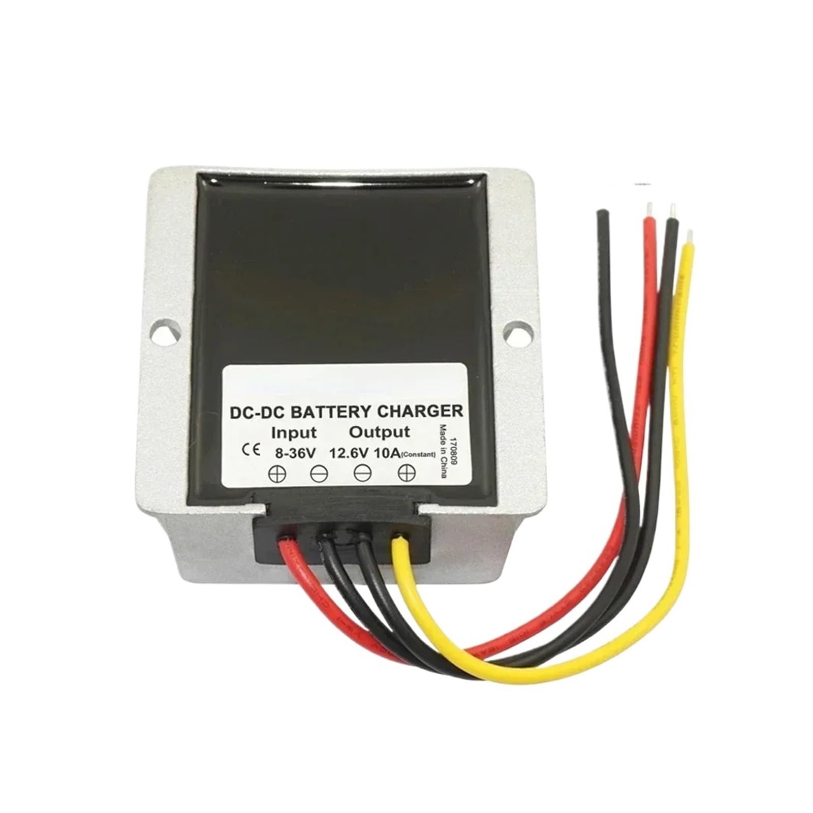 12V Lithium Battery Chargers Buck Boost DC DC Charger 10-36V to 14.5V 12.6V 13.8V 16.8V 5A 8A 10A for Car Dual-Battery System (9V-36V to 13.8V 8A)
