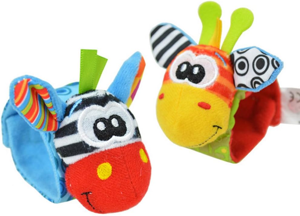 Baby Toys Wrist Rattle and Foot Finder Set Baby Socks Foot Finder Toy 2 PCS,Hot Selling--Wrist