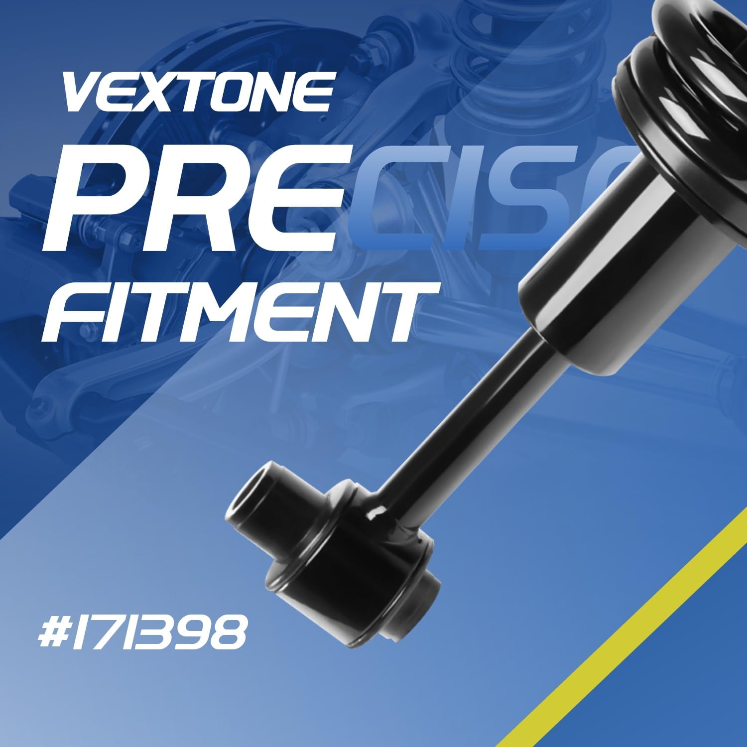 Vextone - 2x Front Struts Shocks Complete Assembly - Fit for 2004 2005 for Ford Explorer, for Mercury Mountaineer - Replace 171398 Ready Strut Coil Spring (Set of 2)