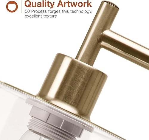 Miniatura 3 de addlon Lámparas de pie para sala de estar con iluminación brillante con pantalla de lámpara de vidrio, lámpara de pie moderna y brillante con