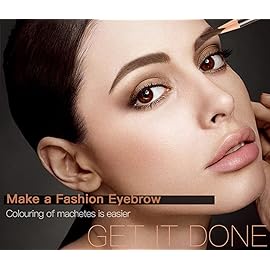 Go Ho 12 PCS Dark Brown Eyebrow Eyeliner Pencils,Sweatproof Eyebrow Pencil,Long-lasting Nice Color Eye Brow Gel Pen Makeup Brow Tint SticksDark Brown