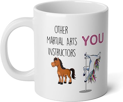 Regalo de instructor de artes marciales, taza de instructor de artes marciales, taza divertida para instructor de artes marciales, regalo de broma