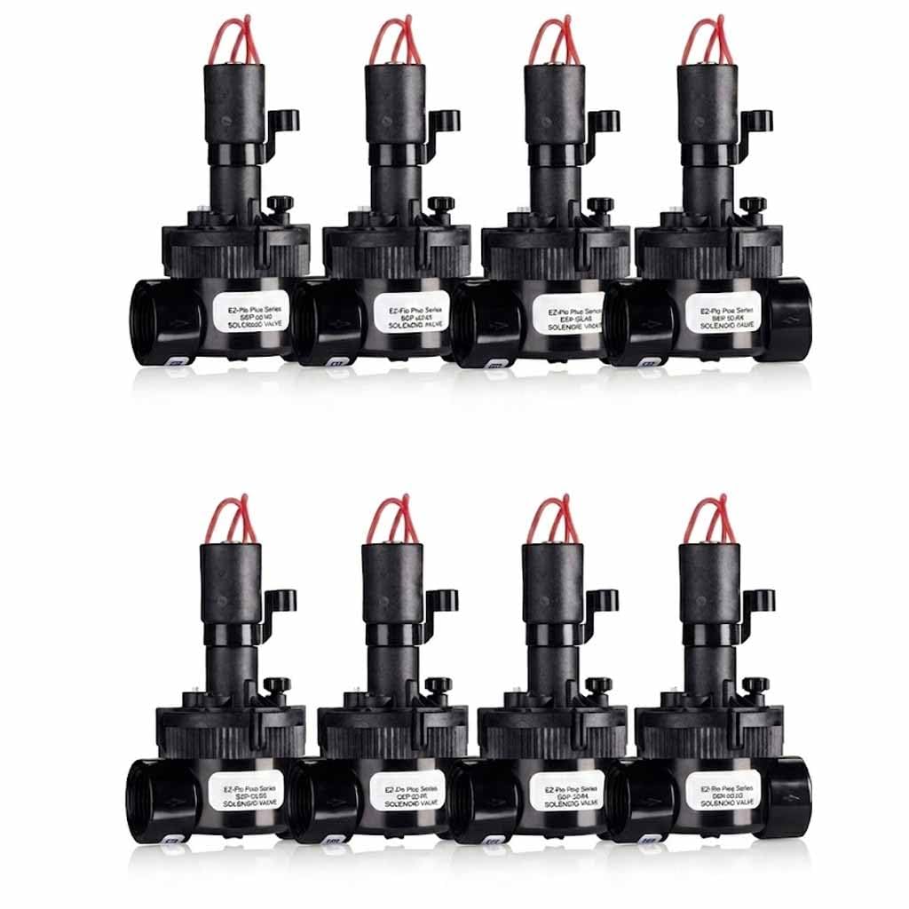 Suinga Pack 4 Electroválvulas de Riego 3/4" ExFlo | Electroválvula de Jardín 24V | Válvula Compatible con Programadores Eléctricos | Control Preciso del Riego y Alto Rendimiento para Instalaciones
