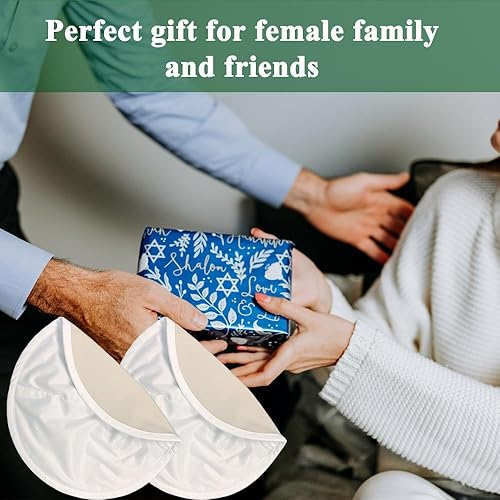 Miniatura 6 de Paquete de aceite de ricino para pecho, 9.6 pulgadas, almohadillas reutilizables de algodón orgánico para compresión de aceite de ricino, menos