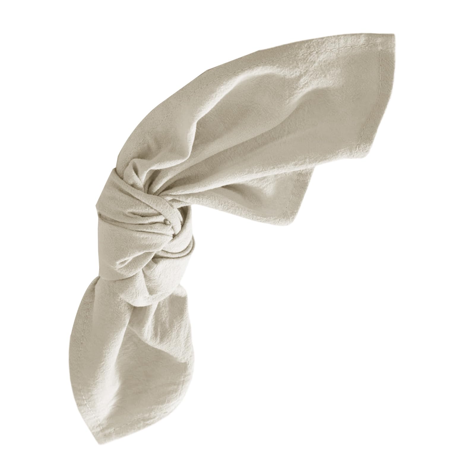 Jazuaiao Sturdy Cotton Square Cloth Napkins Fabric Materials for Dining Table Setting Soft Square Cotton Napkins