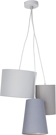 Brilliant BRILLIANT lamp Trial hanglamp 3 lamp grijs | 3x A60, E27, 40W, geschikt voor normale lampen (niet inbegrepen) | Schaal A ++ tot E | In hoogte verstelbaar/kabel inkortbaar photo 2