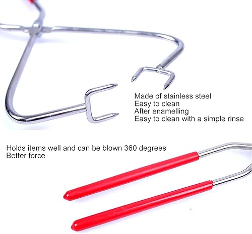 Miniatura 3 de Pinzas de tallado de cerámica fáciles de limpiar 360 grados esmalte estable pinzas de fijación para proyectos de arte