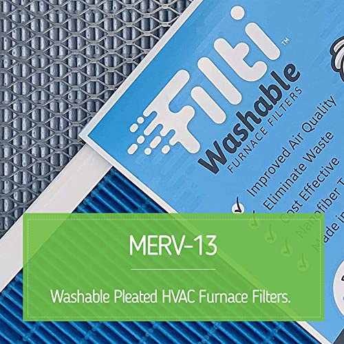 Filtri Washable Durable Household Hvac 20 X 25 X 1 High Efficiency Merv 13 Fine Particulate Replacement Reusable Furnace Air Filter #TOP2
