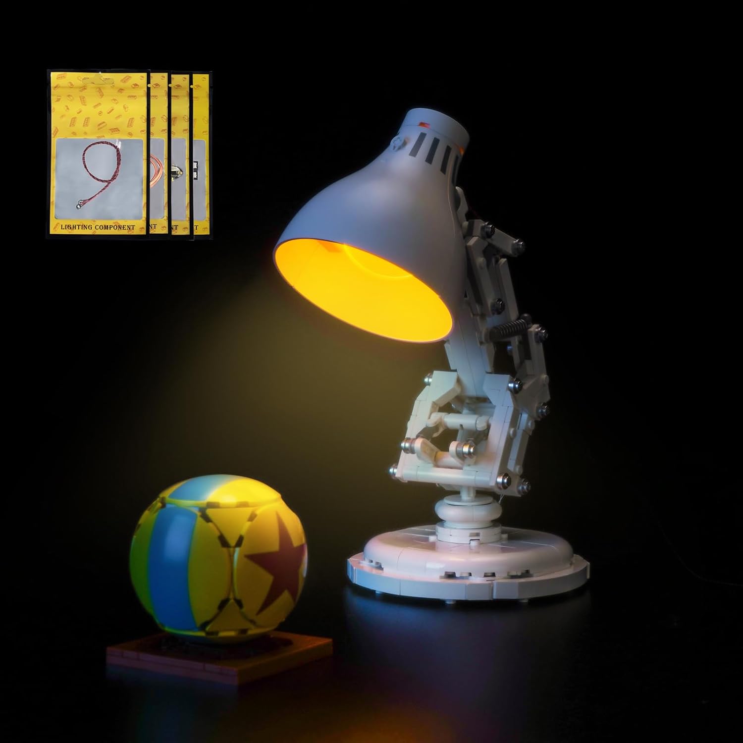 LED Lighting Compatible with Lego 21357 Ideas Disney Pixar Luxo Jr. - JUST Lights, Light CR Version Light Kit Compatible with Lego 21357,NOT Included The Model Set