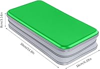 Vista 54 de Estuche para CD, capacidad para 80 unidades, para CD/DVD, cartera, de plástico duro, CD y DVD, carpetas de almacenamiento para automóvil, hogar