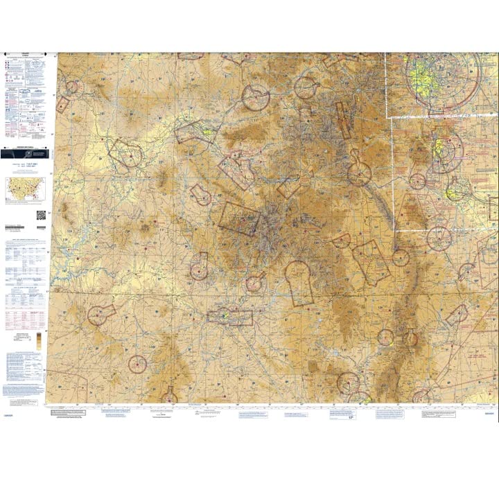 Expired FAA Denver Sectional Chart (SDEN) - Wrapping Paper, Decoration, Training Use