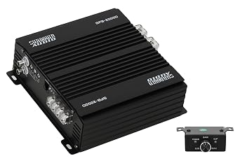 Sundown Audio SFB-2000D 2000W RMS Class D Monoblock Car Amplifier, 1-Ohm Stable Subwoofer Amp with Bass Boost & Remote