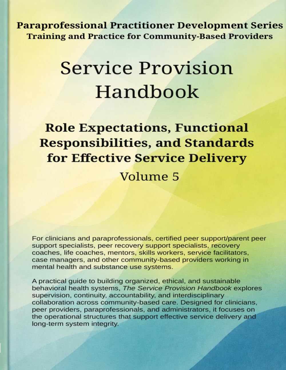 Service Provision Handbook: Role Expectations, Functional Responsibilities, and Standards for Effective Service Delivery (Paraprofessional Practitioner Development Series)