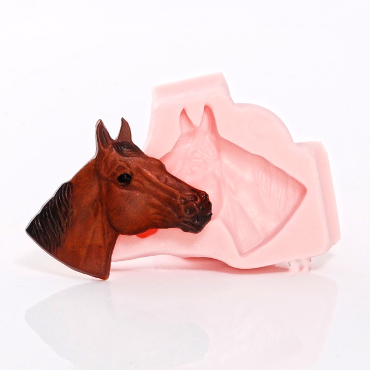 Horse Head Silicone Mold Chocolate, Fondant, Resin, Clay