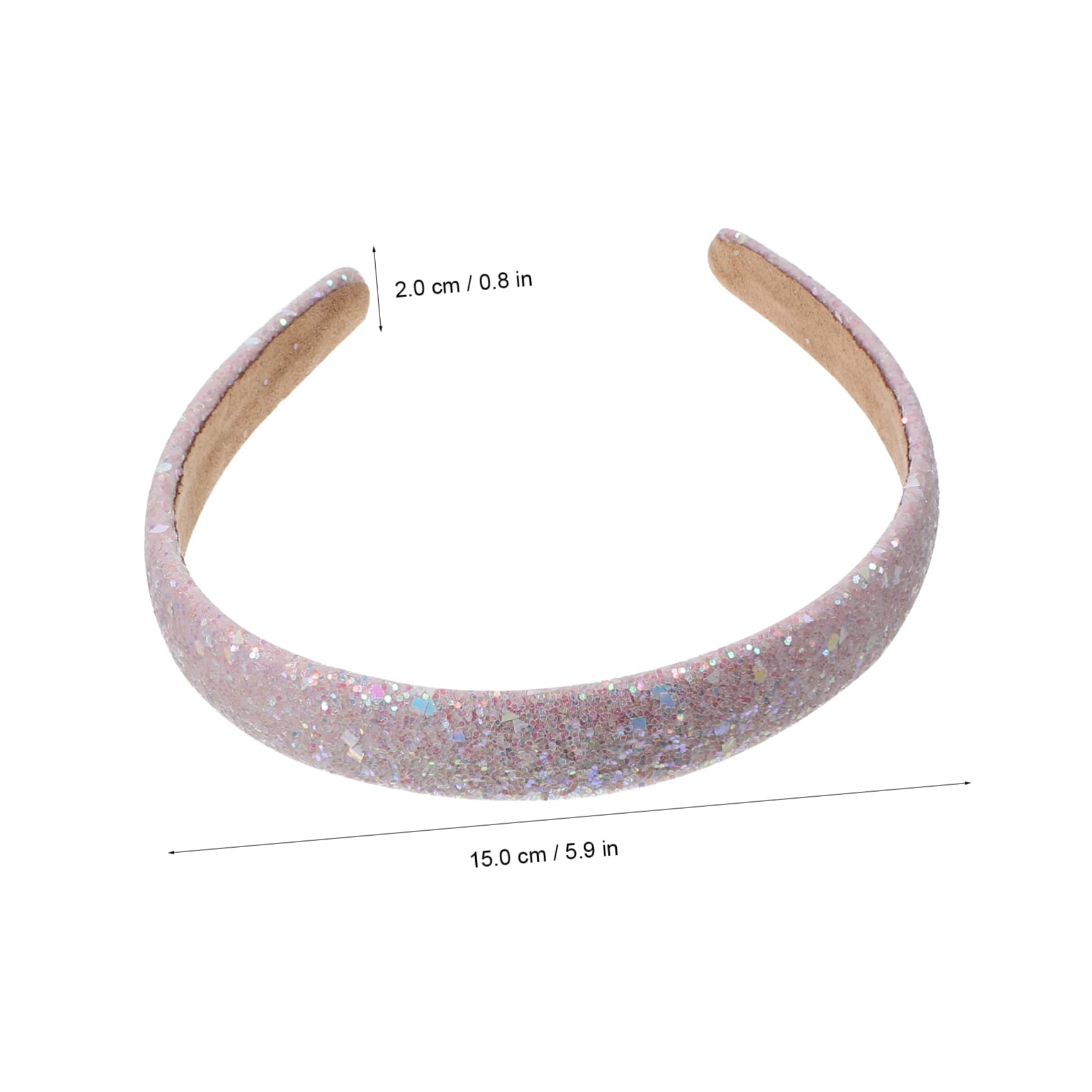 minkissy 12stücke Glitzerndes Haarband Für Mädchen Teiliges Mit Pailletten Ab-farben Funkelndes Stirnband Für Partys Bühnenauftritte Und Alltag