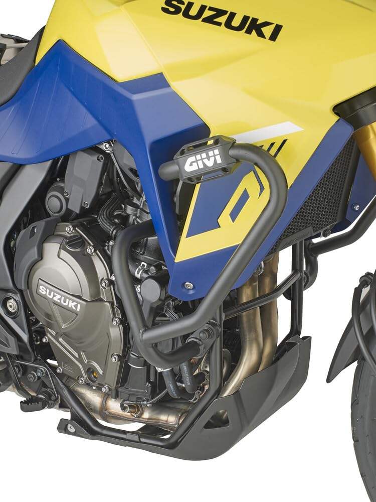 GIVI TN3125 Paramotore Tubolare Compatibile con Suzuki V-Strom 800DE 2023, 25 mm, Nero
