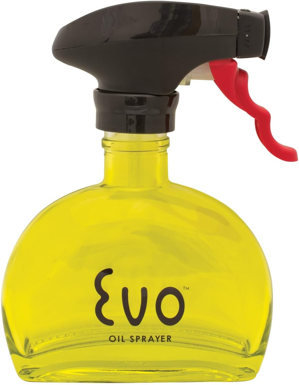 Evo Glass Oil Sprayer, Non-Aerosol For Olive Oil, Cooking Oils And Vinegars, Red, 6-Ounce Capacity, For Grilling, Roasting, Air Frying, Baking And Salad Prep image 3
