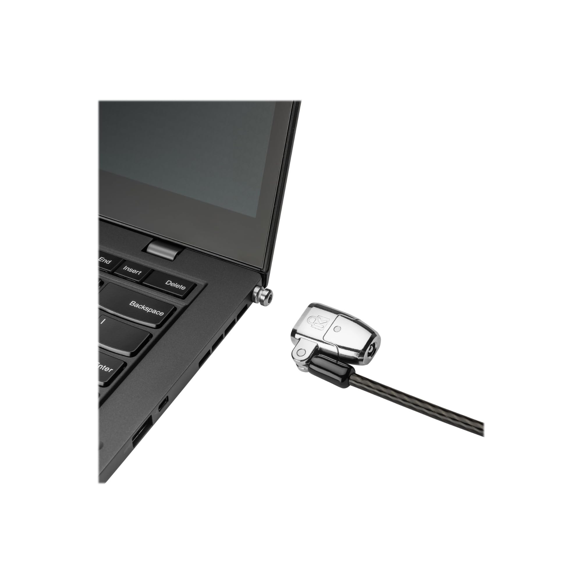 Kensington ClickSafe 2.0 3-in-1 Laptopschloss, T-Bar Nano Wedge, Schwarz