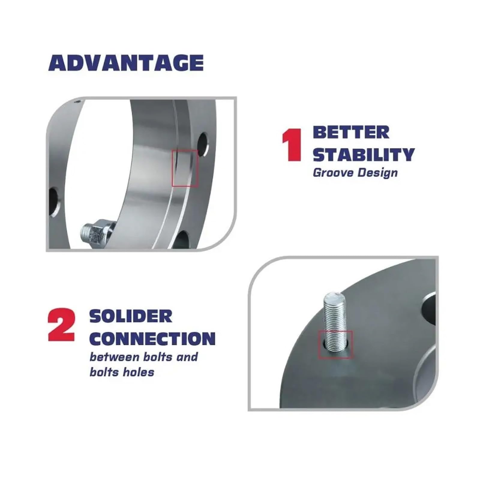 SCITOO 4Pcs 4x156 Wheel Spacers 1 Inch Fit For Polaris RZR