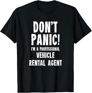 Vehicle Rental Agent T-Shirt